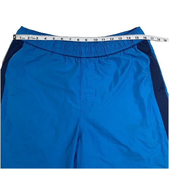 Nike Swim Trunks Mens Large Blue Mesh‎ Brief Drawstring Pockets Water Surf - Picture 4 of 7